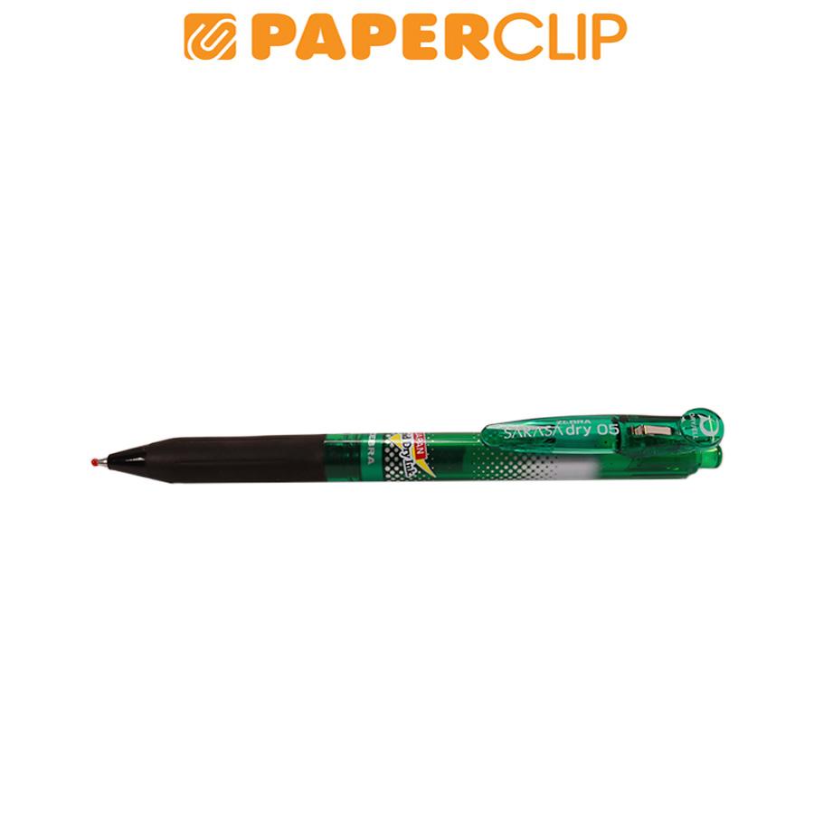 

BALLPOINT ZEBRA SARASA DRY 05 GREEN