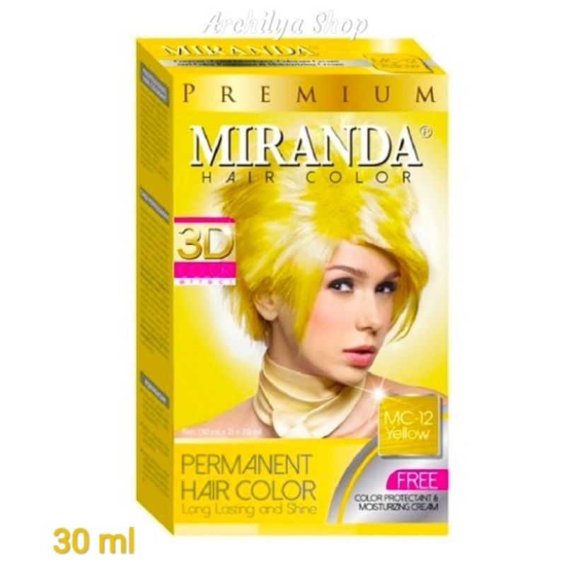 Miranda Hair Color MC-12 Yellow 30 ml