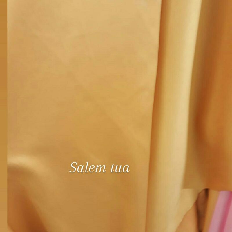 Bahan saten velvet/Kain velveti krem/silk