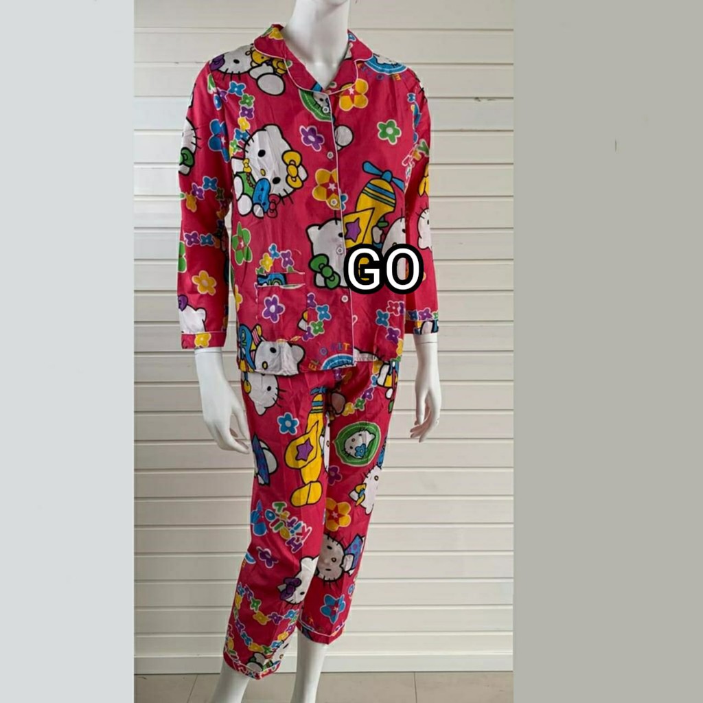 BB Baju Tidur Wanita/Piyama Wanita Katun Motif Karakter