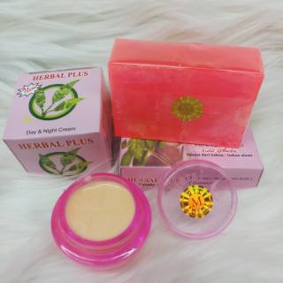 PAKET CREAM HERBAL PLUS ORIGINAL BPOM + SABUN / PAKET KRIM HERBAL PLUS ORIGINAL