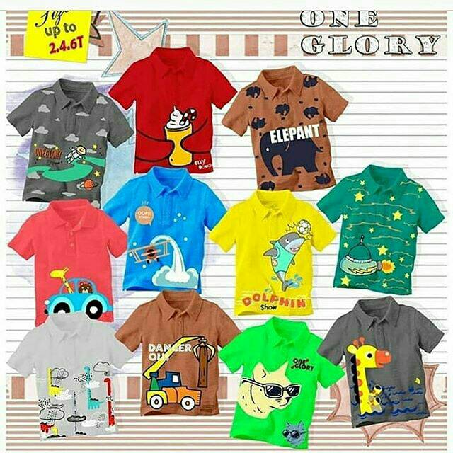 Kaos polo karakter one glory murah Shopee Indonesia Kaos polo karakter one glory murah Shopee Indonesia