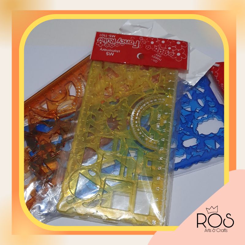 

Penggaris menggambar (isi 2 dengan pola beda)