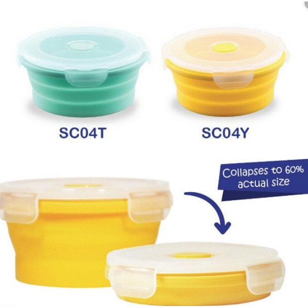 BabySafe Collapsible Food Container 600ml