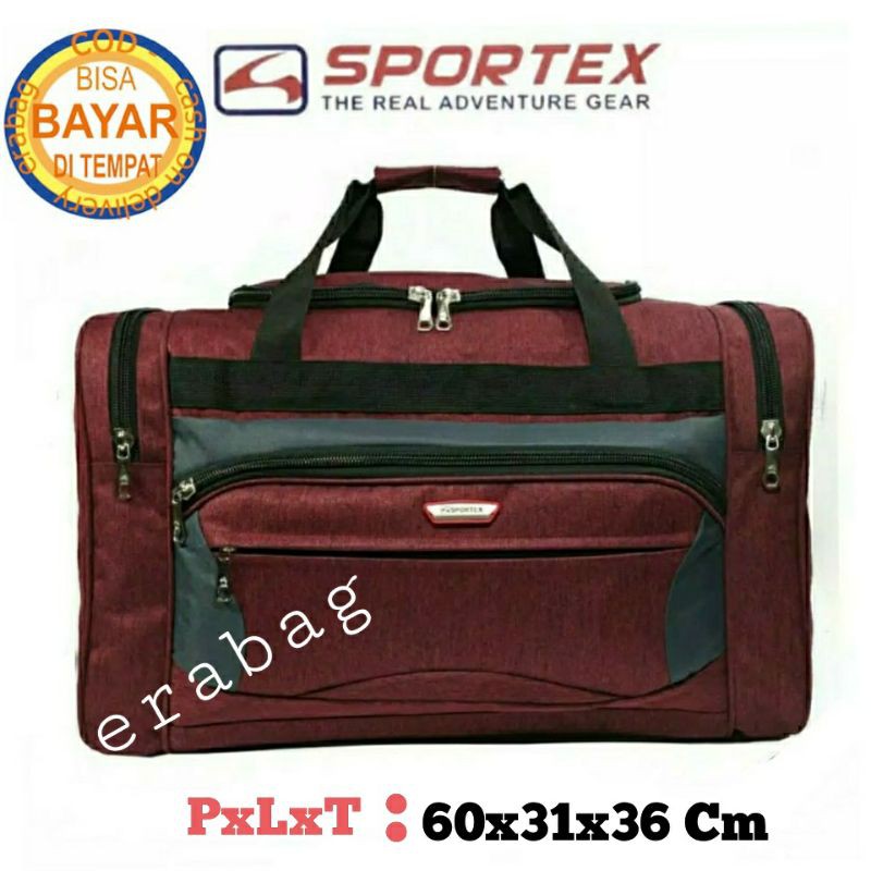 SPORTEX Tas Pakaian Jumbo Tas Traveling Selempang Jinjing 0894 Merah