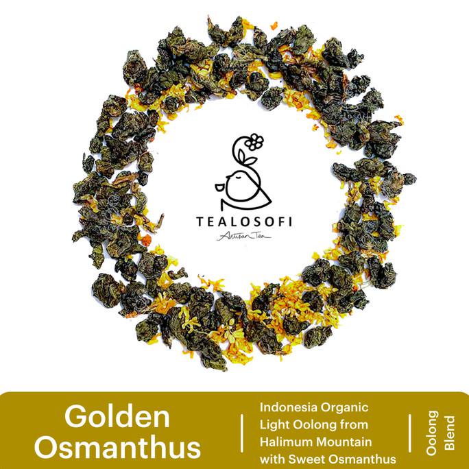 

[[BISA COD]] Golden Osmanthus Tealosofi Artisan Organic Indonesia Teh Oolong Blend - 12 gram DISKON