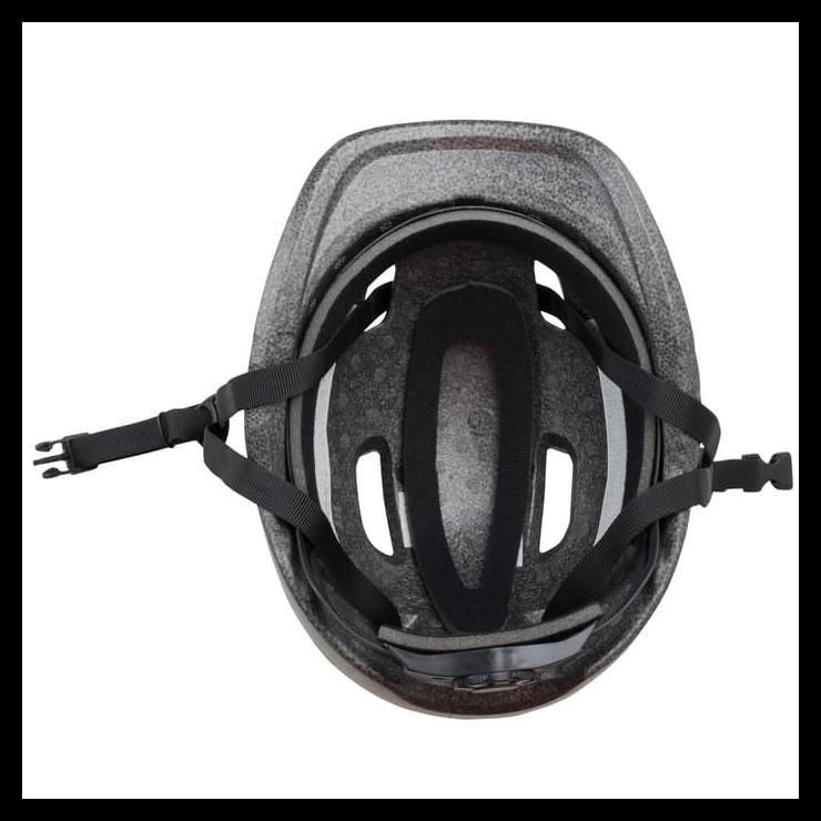 ORIGINAL Btwin helm sepeda kota 100 Hitam Decathlon - 8524063 - S