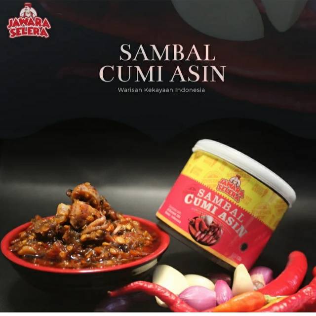 [ TERLARIS ] Sambal Cumi Asin / Sambel Cumi JS Netto 135gram / Sambel Baby Cumi