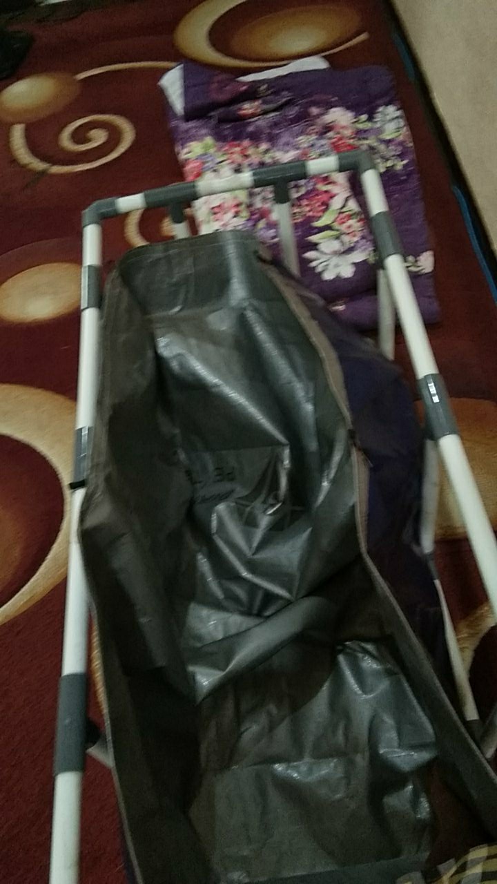 Kolam Terpal Ikan + Rangka [ Satu Set ] Model Slot Paralon Ukuran 100x100x50cm Original A15 Korea