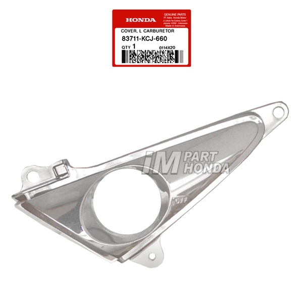 83711-KCJ-660 Cover Tutup Karburator Kiri Tiger Revo Chrome Krom JKT
