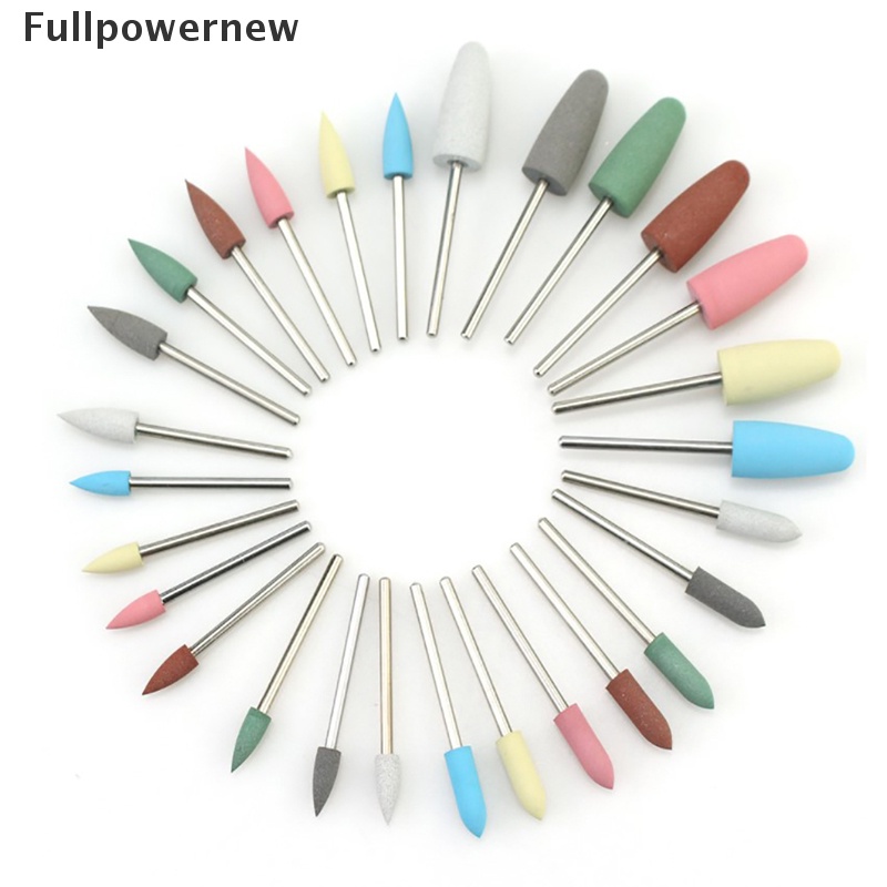 [FULL] Nail Drill Set Bits Ceramic Head Nail Cuticle Polishing Manicure Tools Set