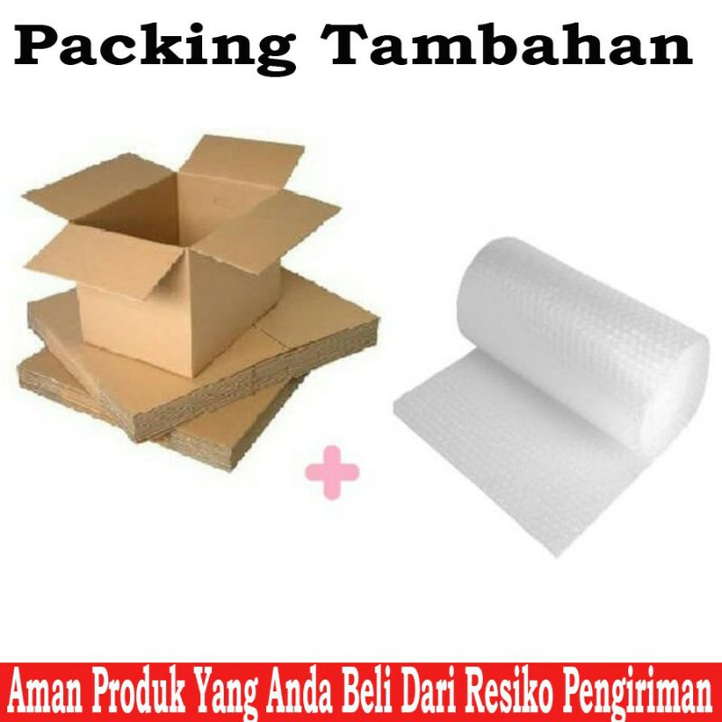 

PACKING TAMBAHAN ANTI PECAH / BUBBLE DUS PAKING TAMBAHAN