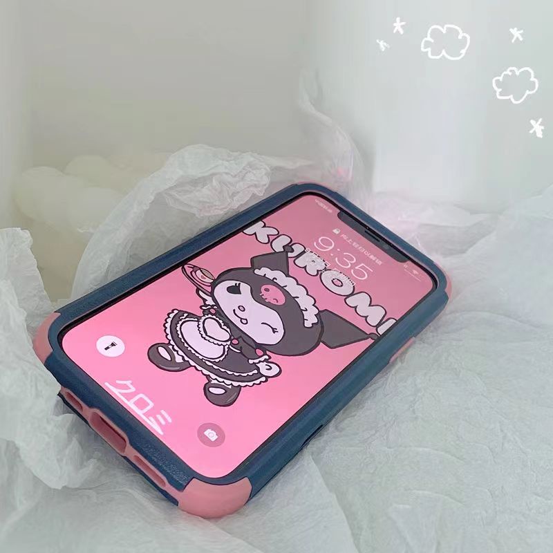 Armor Phone Case For iPhone 14B13 12 11 Pro X XS Max XR 7 8 6 6S Plus Case 3 in 1 Hybrid PC TPU Shockproof Defender Cover for iPhone 11 12 13 Pro Max