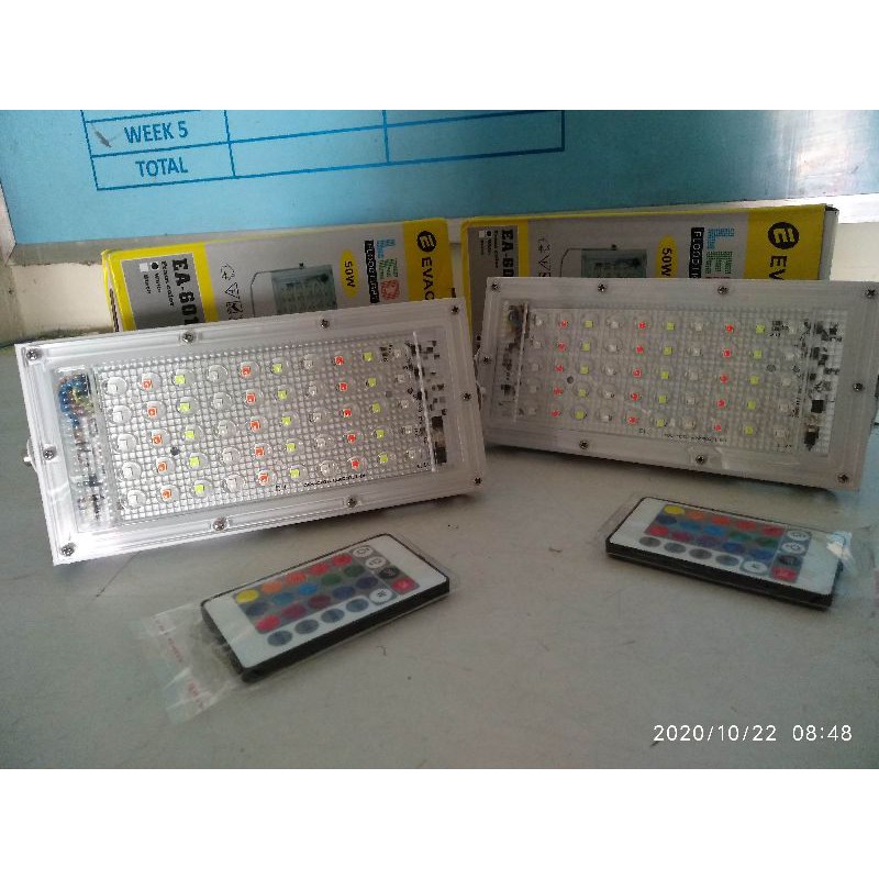 lampu sorot rgb 50watt