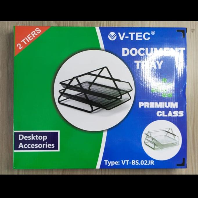 

Office & Stationery | Document Organizer | Bak Surat V-Tec Document Tray 2 Susun Jaring Vt-Bs.02Jr | Best Seller