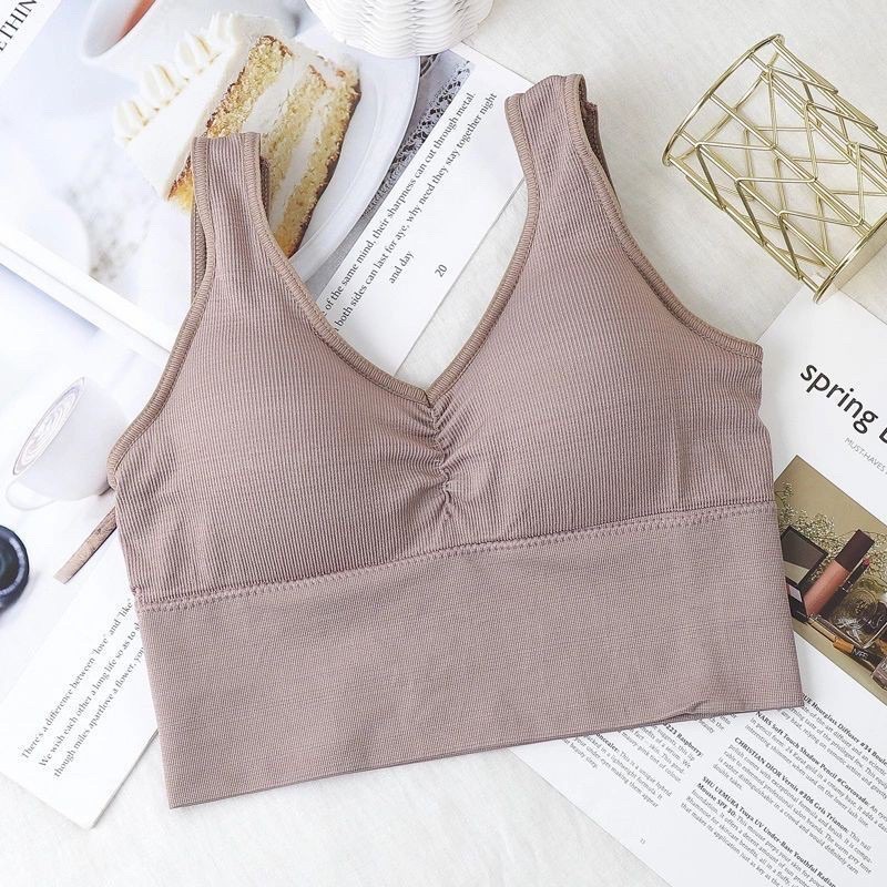 TALLY BRA KEMBEN BRALETTE A28 I FREE SIZE I CUP B - C | BAHAN RAJUT