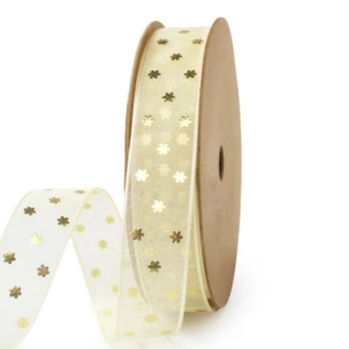 

Pita Satin/ Pita Hampers / Pita Kado / Hiasan Hampers LR7 Motif Flower
