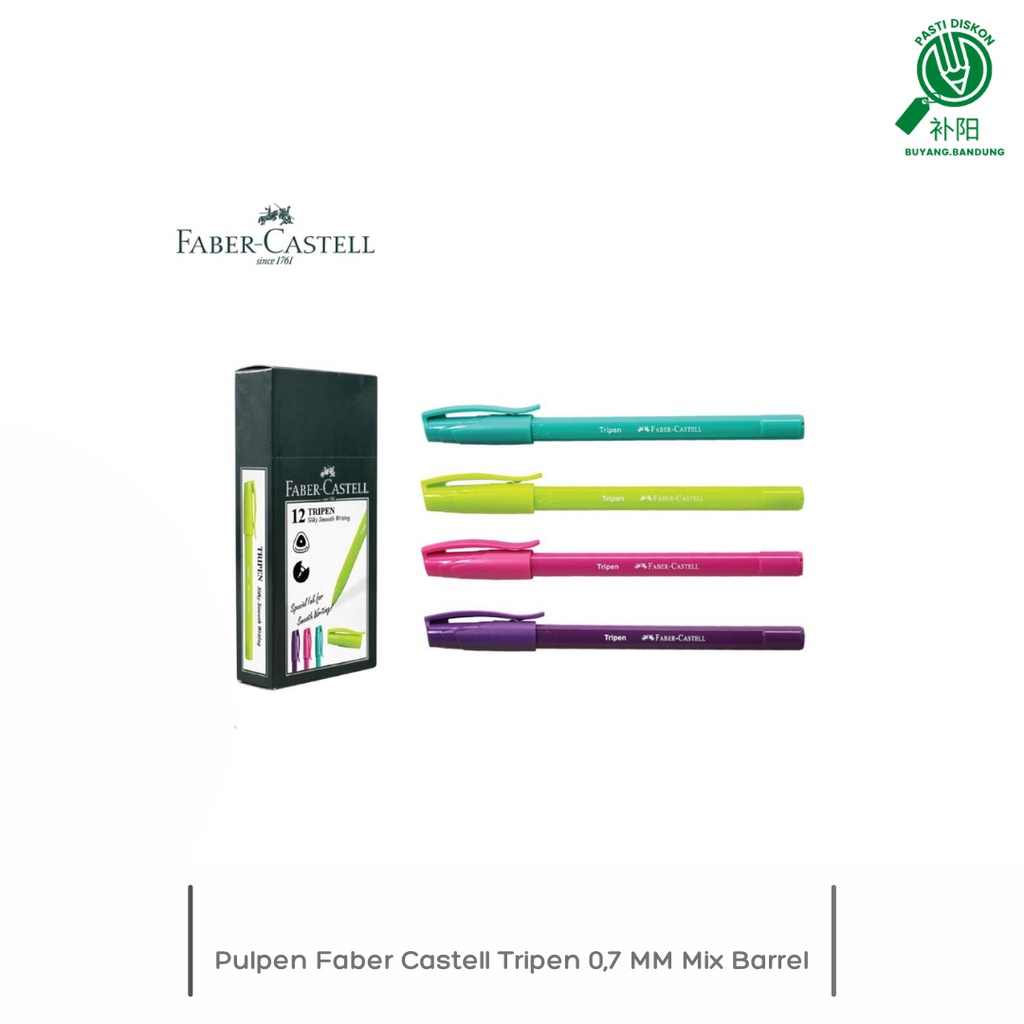 

Pulpen Faber Castell Tripen Mix Barrel 0,7 MM