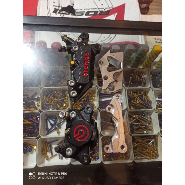 Kaliper brembo Nmax old nmax new depan belakang set breket