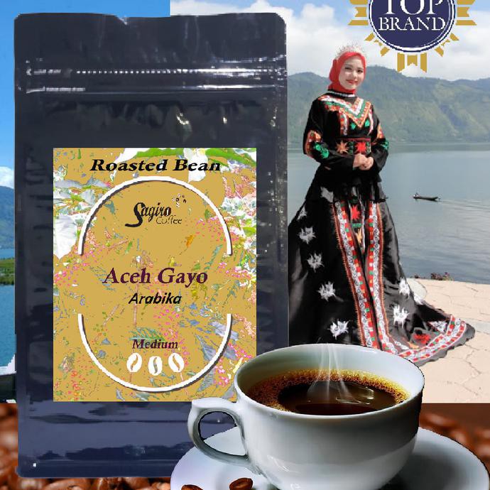 

Kopi- Kopi Arabika Aceh Gayo 100gr - Roasted Bean M Biji Sangrai -Biji-Kopi.