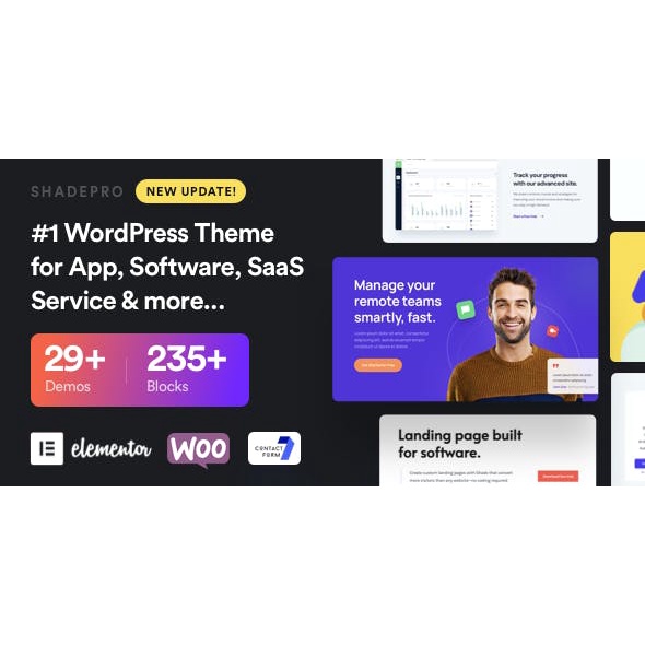 ShadePro Startup And SaaS Theme