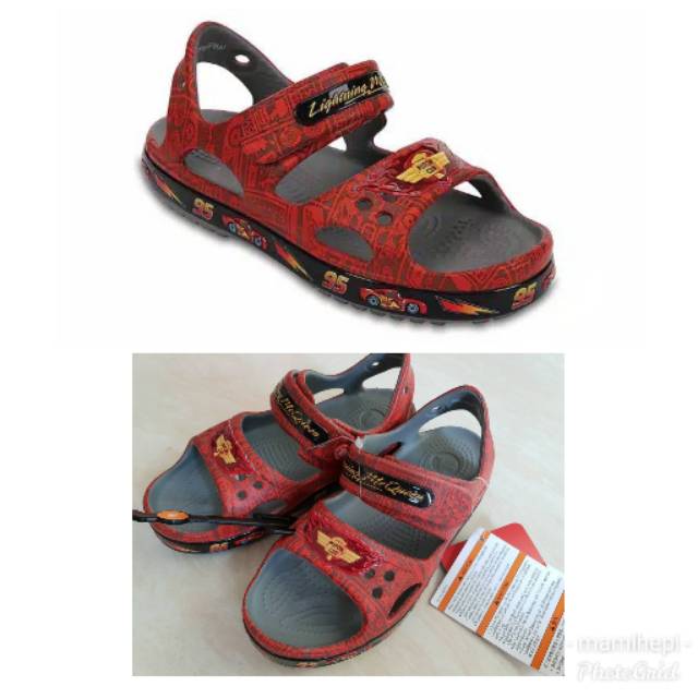  Crocs  Kids Cars Lightning McQueen Sandal Shopee Indonesia 