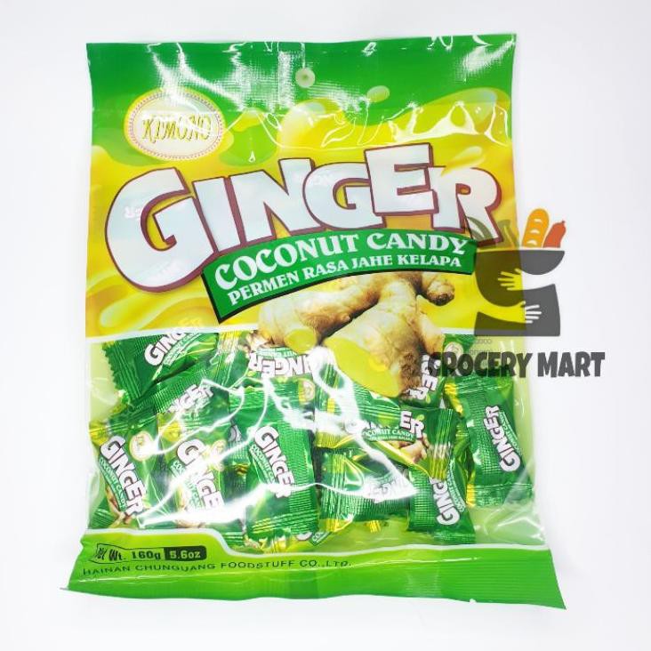 

Bisa COD Kimono Ginger Coconut Candy Permen Jahe Kelapa 160gr