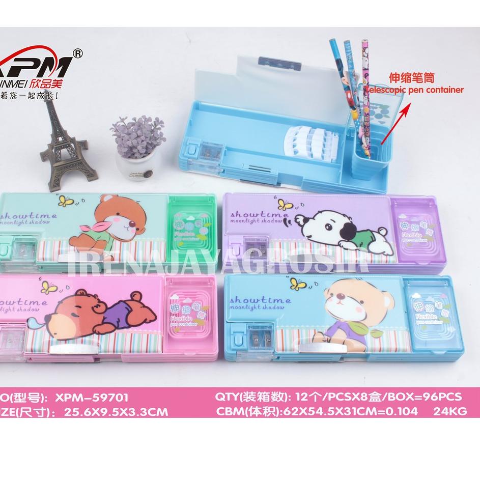 

[27] IRENAJAYAGROSIR - PENCIL CASE KOTAK PENSIL SERUTAN ANAK SEKOLAH MAGNET 2 SISI [xn -672]