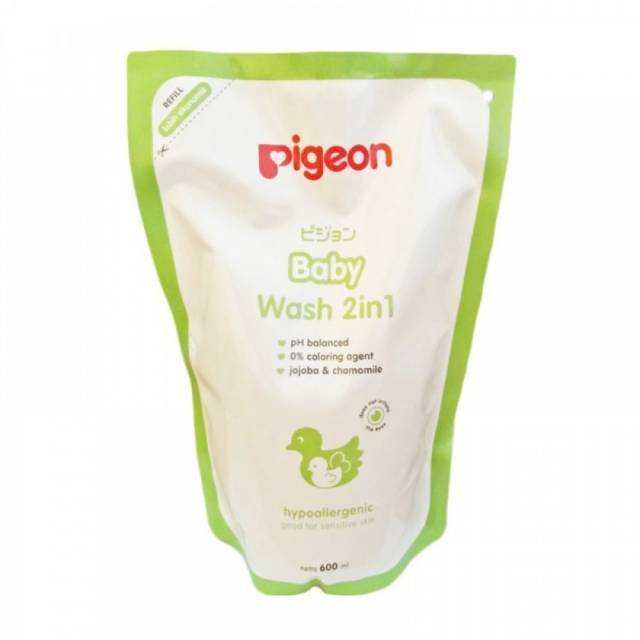 Pigeon Baby Wash 2in1 Chamomile refill 600ml