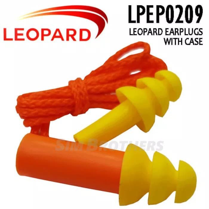 Earplug leopard LPEP0209 Rubber with case