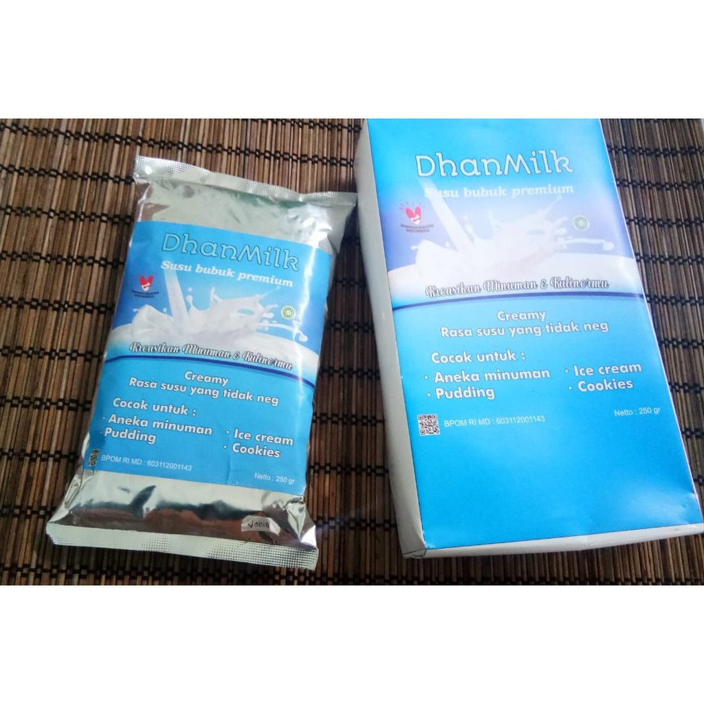 

DhanMilk vanilla ( Susu bubuk kambing premium) Netto 250gr