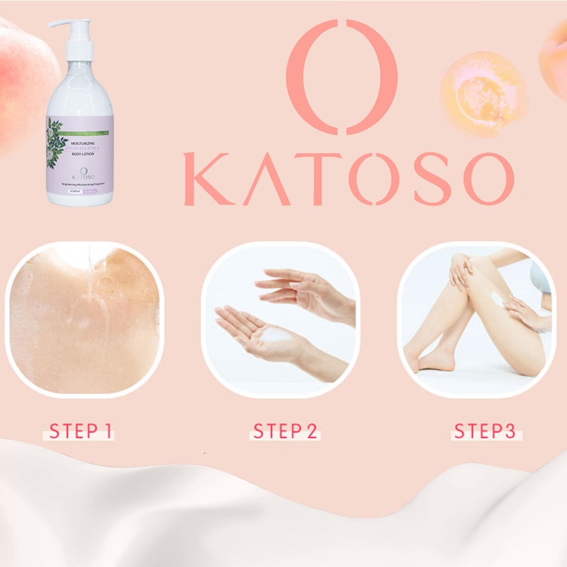 (BPOM) Katoso Camellia Moisturizing Shimmering Body Lotion 300ml