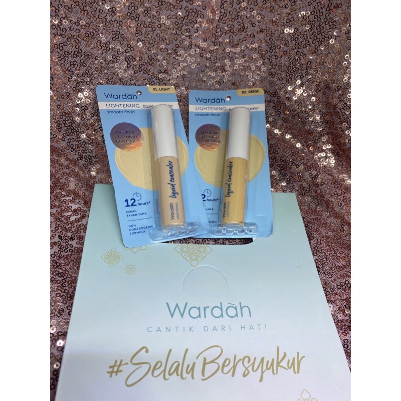 `ღ´ PHINKL `ღ´ ᘺᗩᖇᕲᗩᕼ wardah concealer  cair lightening penutup noda kantung mata