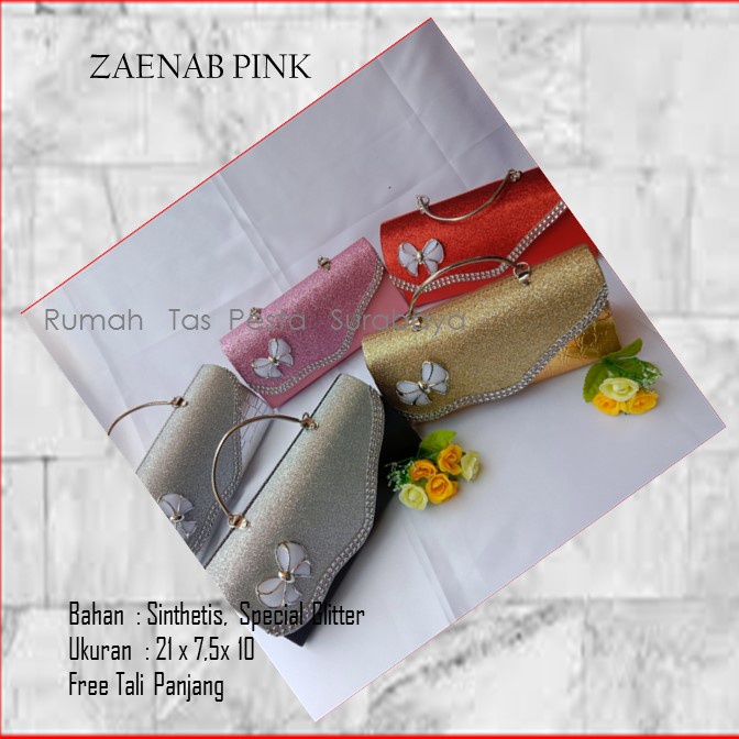 Tas Etnik,Tas Kekinian,Tas Satin,ZAENAB PINK