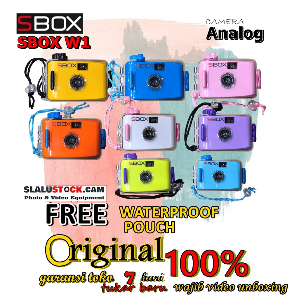 SBOX W1 - Camera Analog SBOX Underwater Original