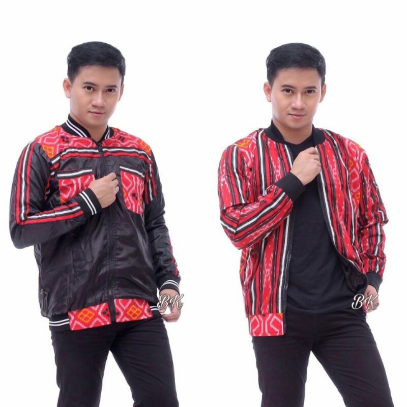 Jaket Bolak-balik || Motif Batik