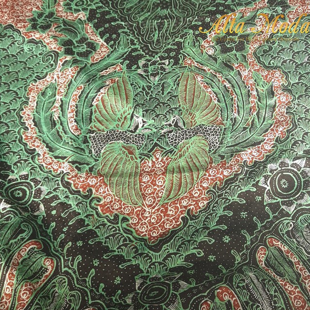 

Alta Moda Batik Tulis Asli - Burung Mix Sayap Empat Hijau Cokelat