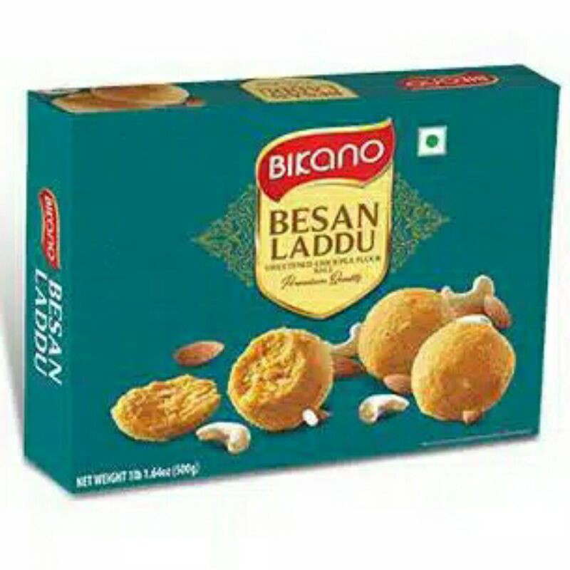 

manisan india besan laddu/ makanan ringan besan ladoo 400gr