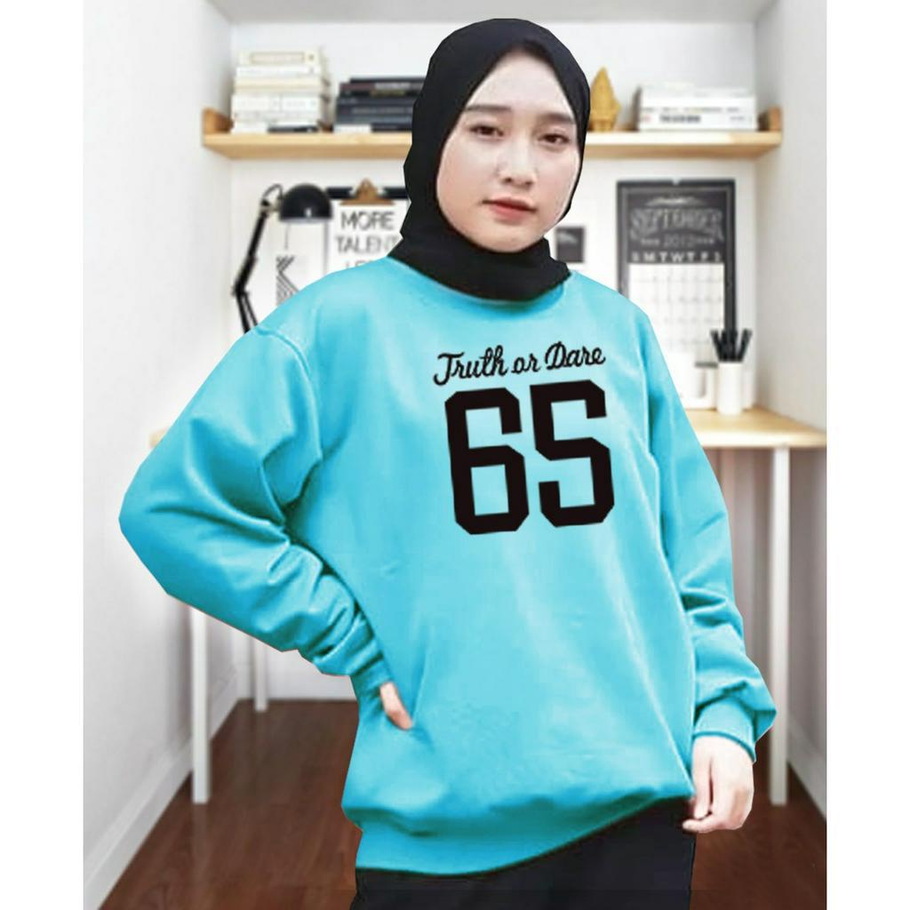 Kaos Lengan Panjang 65 / Kaos Sweatshirt / Atasan Wanita / Atasan Wanita Lengan Panjang