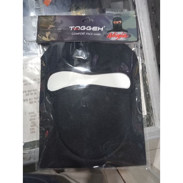 MASKER MOTOR FULL BLACK NINJA MASKET ANTI DEBU MASKER BUFF BANDANA MASKER PELINDUNG MUKA WAJAH Hitam / MASKER NINJA / BIKER KUPLUK MOTOR NINJA RAGGEH SARUNG KEPALA PENUTUP WAJAH BIKER MASKER NINJA Masker ninja hitam polos full pace