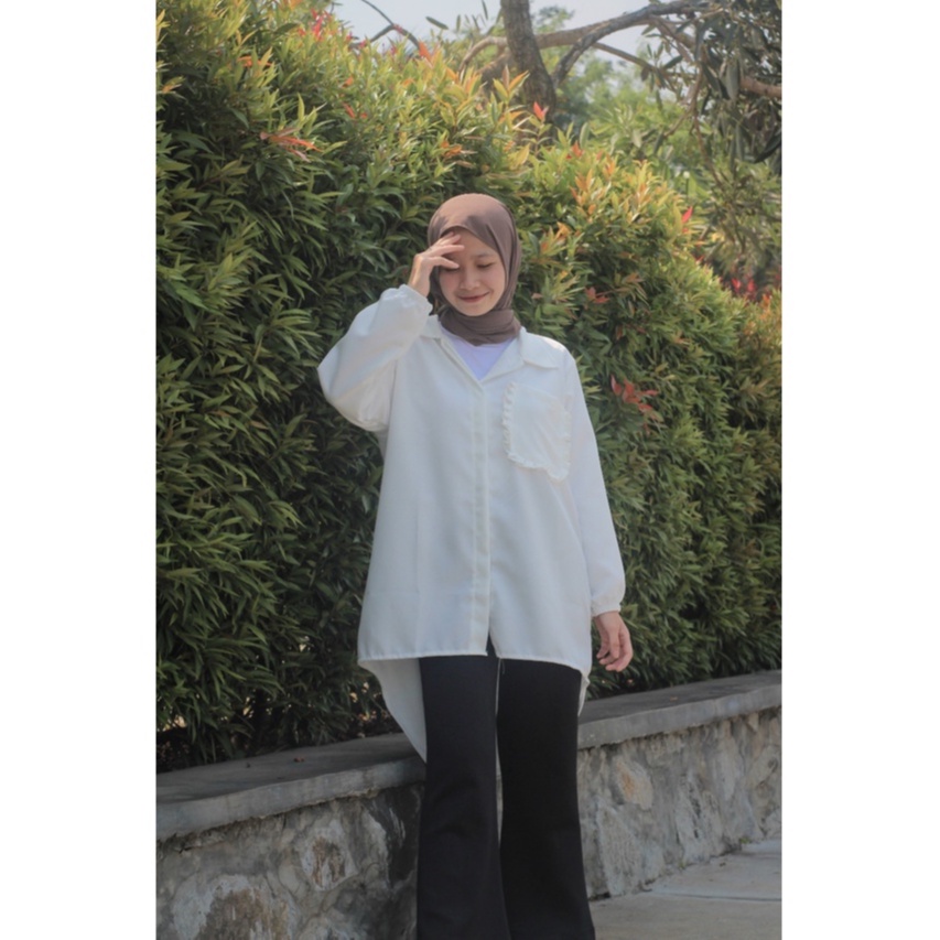 GRATATA BLOUSE - ATASAN POLOS - PREMIUM - ORIGINAL - FASHION WANITA - ALFAZZA - BIGSIZE FIT TO XL