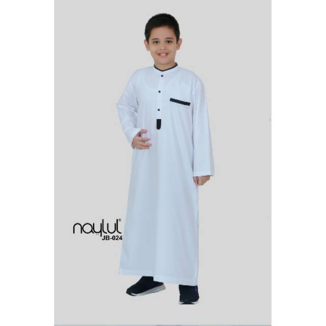 Gamis muslim jubah belita remaja anak laki laki