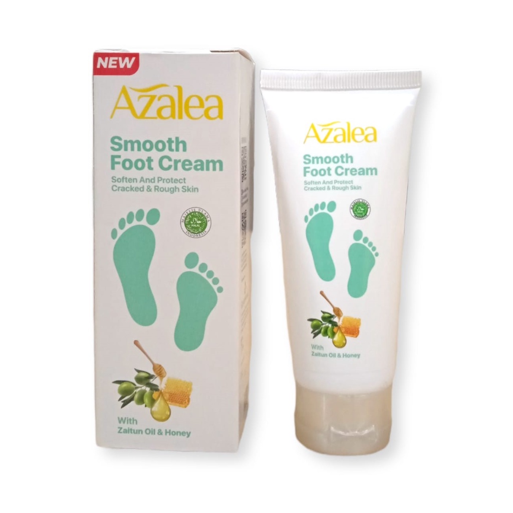 Azalea Smooth Foot Cream Soften And Protect Creacked &amp; Rough Skin - 35 gr