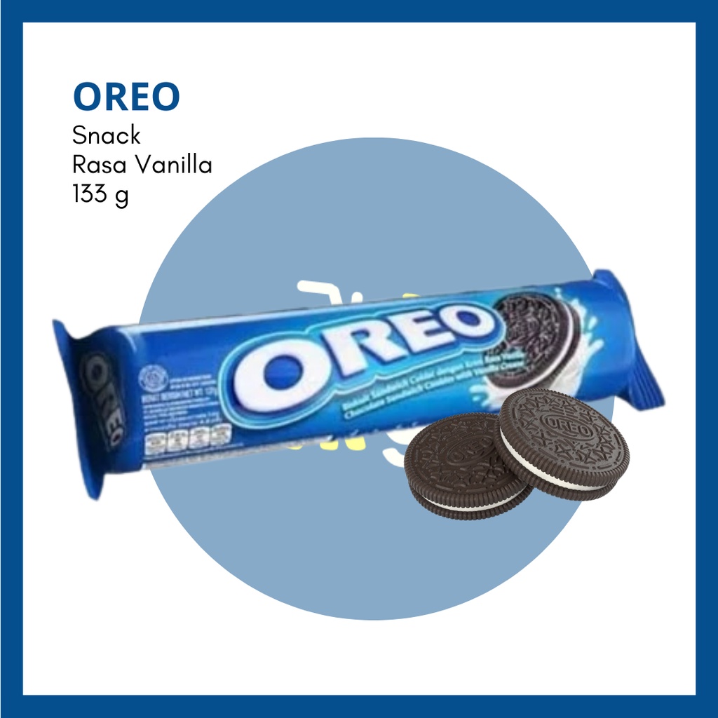 

OREO VANILLA BISKUIT SNACK 133GR