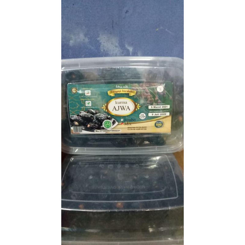 

KURMA AJWA MADINAH 500 GR