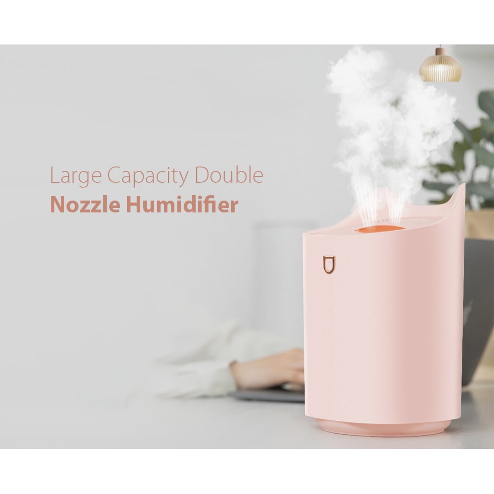 H2O Air Humidifier 3300ml Ultrasonic Aroma Diffuser Double Spray