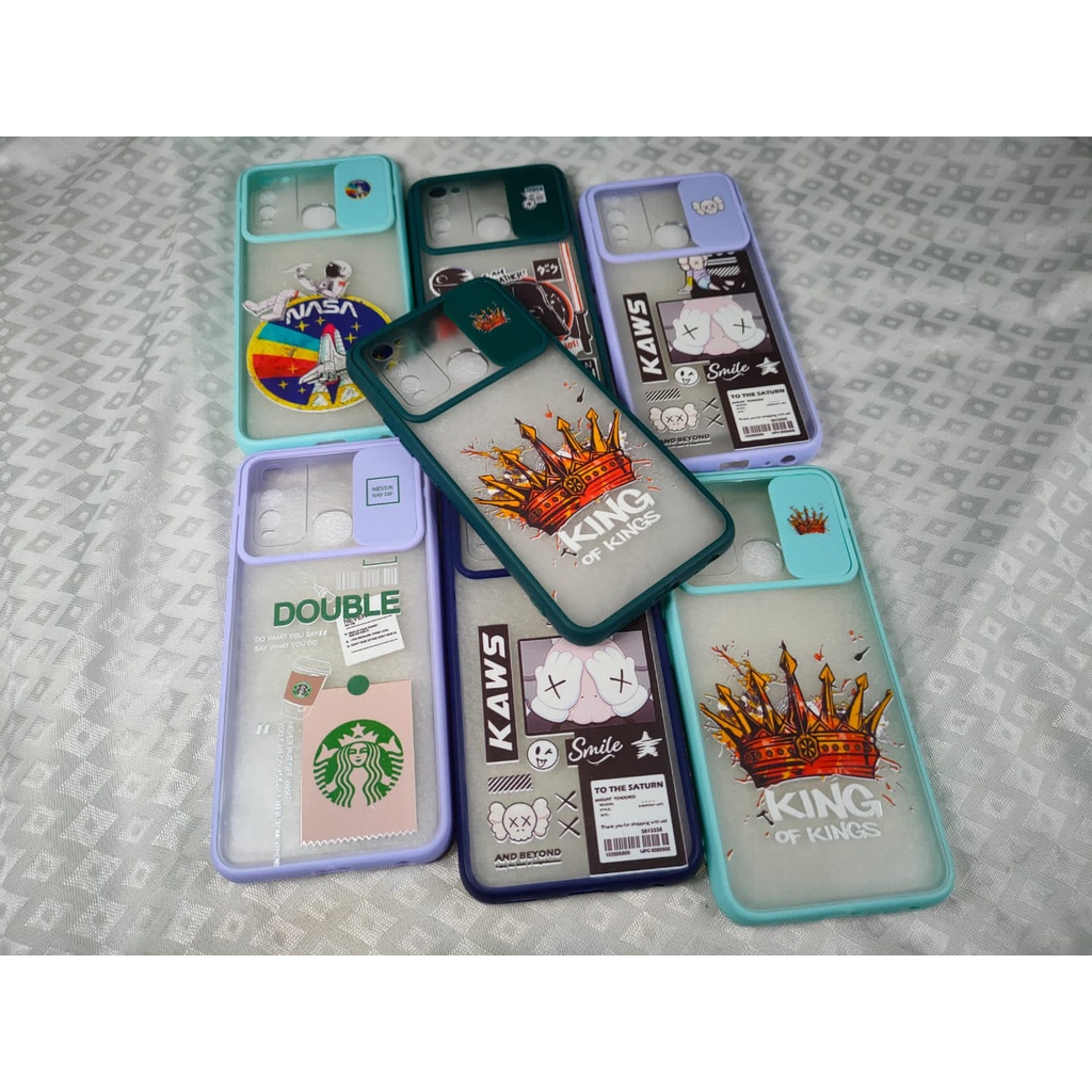 CASE SLIDE PROTECT CAMERA KARAKTER FOR VIVO Y12S