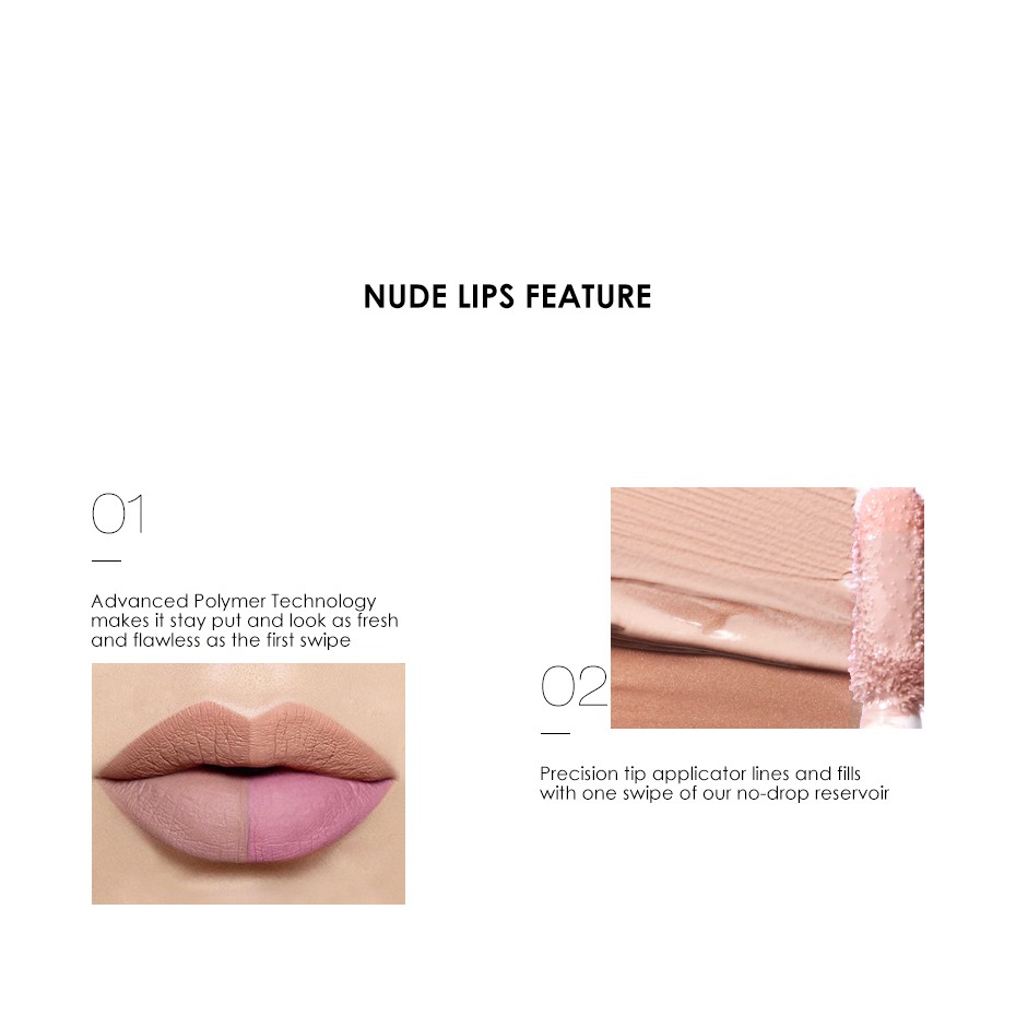 (READY &amp; ORI!) Focallure 12 Colors Lip Matte Lipstick Matte FA24 FA 24 Lip Cream Nude Series Tahan Lama Waterproof