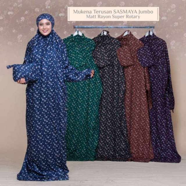 (COD) MUKENA DEWASA TERUSAN BAHAN RAYON