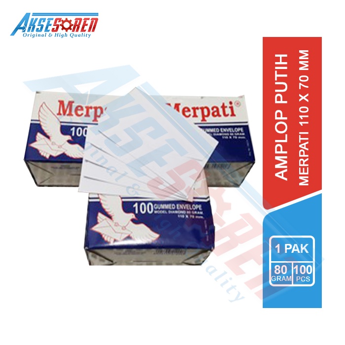 

Amplop Kecil Putih Merpati [100 pcs/1 pack] / Amplop Uang Angpao